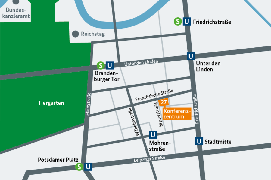 Anfahrtsskizze Mauerstraße