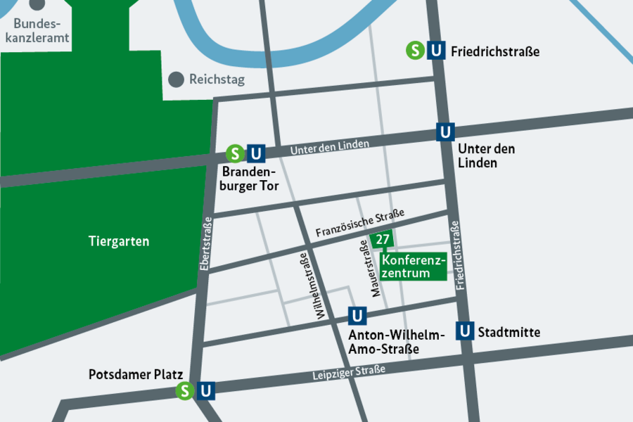 Anfahrtsskizze Mauerstraße